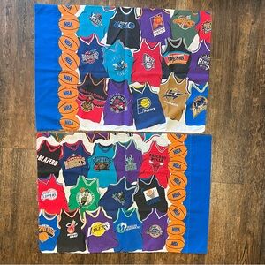 Vintage Matching Standard Set Of NBA Pillow Cases
